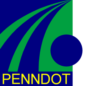the logo for the Pennsylvania Department of Transportation